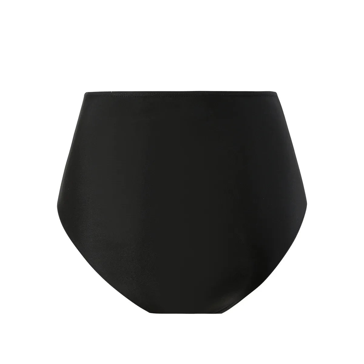 2026 Summer New Women Bikini Swimming Trunks,Solid Color Black Sexy High Waist High Elasticity Bottoms,Beach Swimwear Briefs