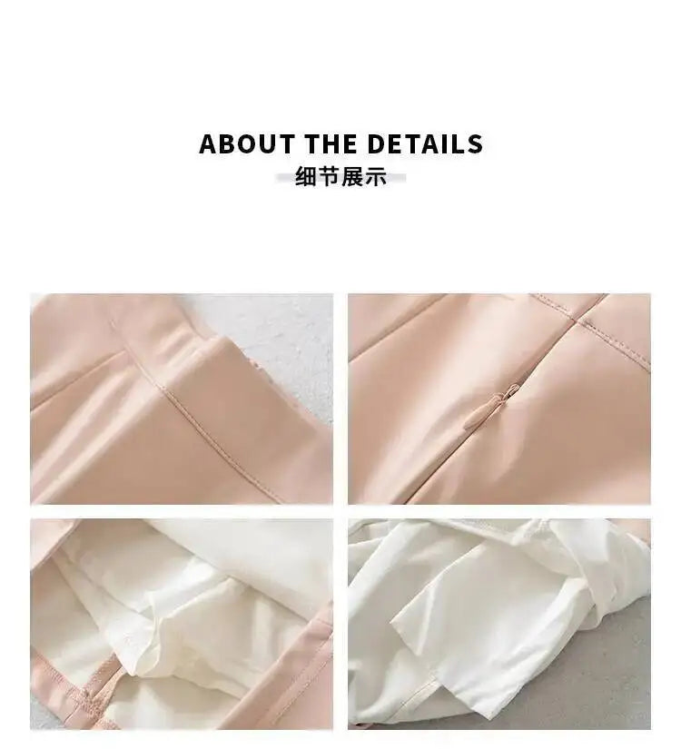 Mature Pure Desire Sexy High Waist Hip Slit Anti-Exposure Bodycon PU Leather Mini Skirt Fashion Sexy Women Mini Skirts 99JO