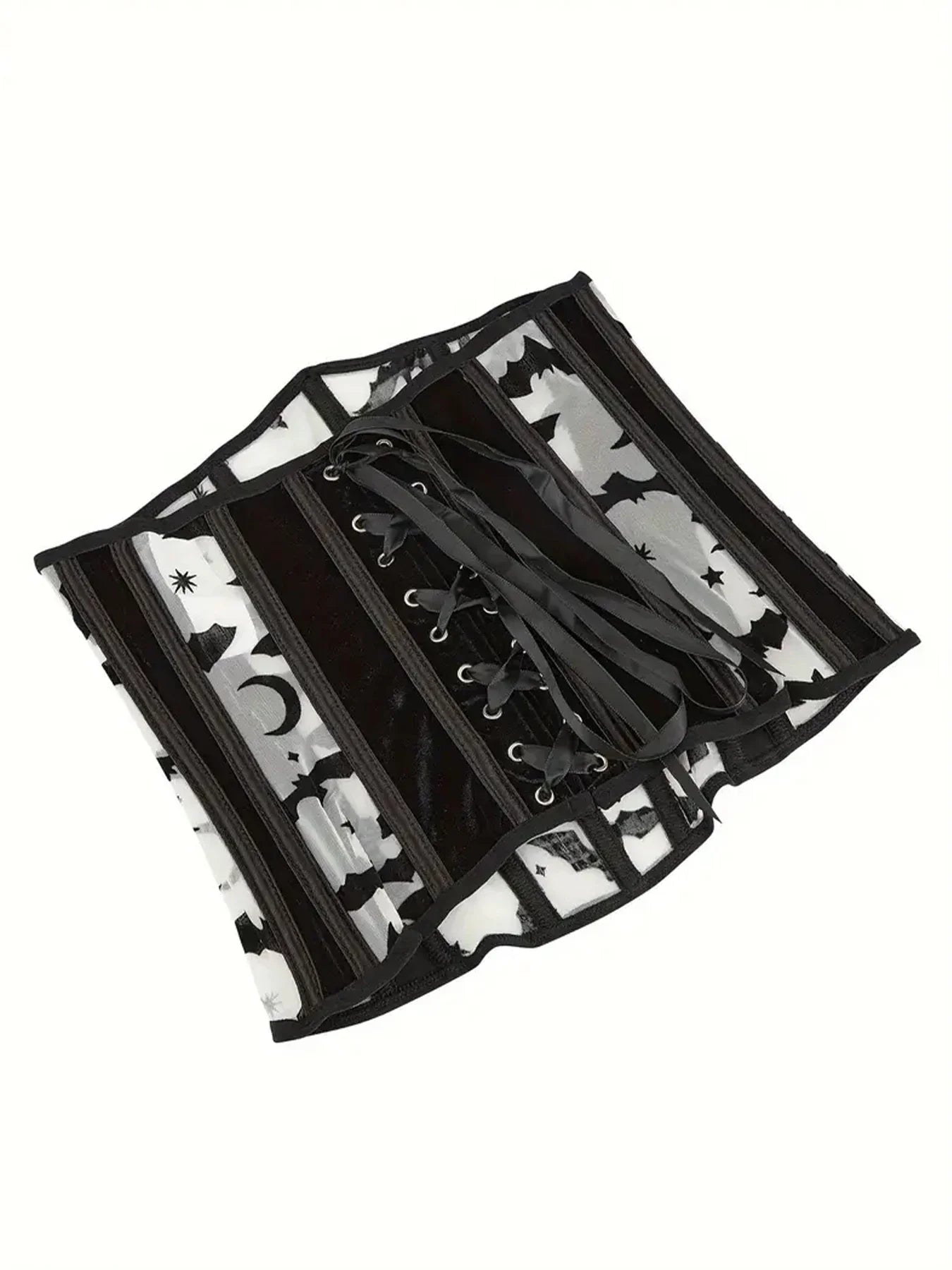 Royal corset body-shaping corset undergarment thin and breathable summer style with a cinched waist and plastic-boned mesh sexy
