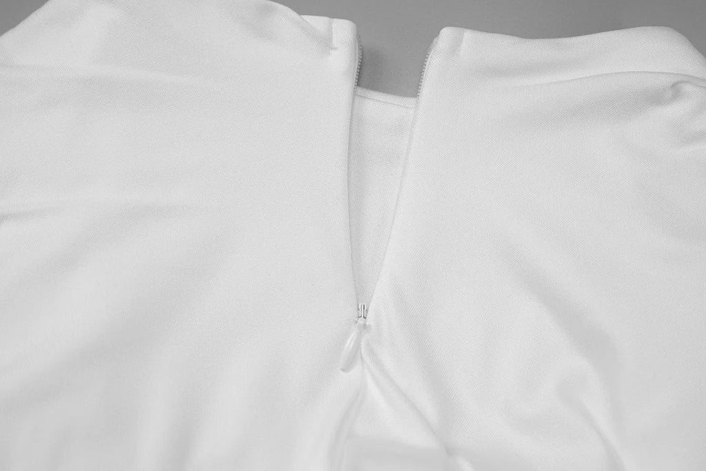 FDYOUI Woman Clothing Fashion Folds Cropped T-shirts Ladies Elegant Zip-up Slim Tops Tees White Black Corset T Shirt High Street