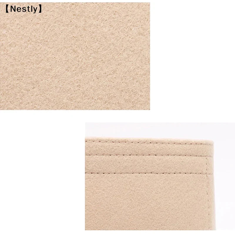 1PC Felt Insert Bag Organizer, Makeup Organizers, Liner Perfect for Brand Women's Handbags For And Cosmetic Bags〔Nest〕
