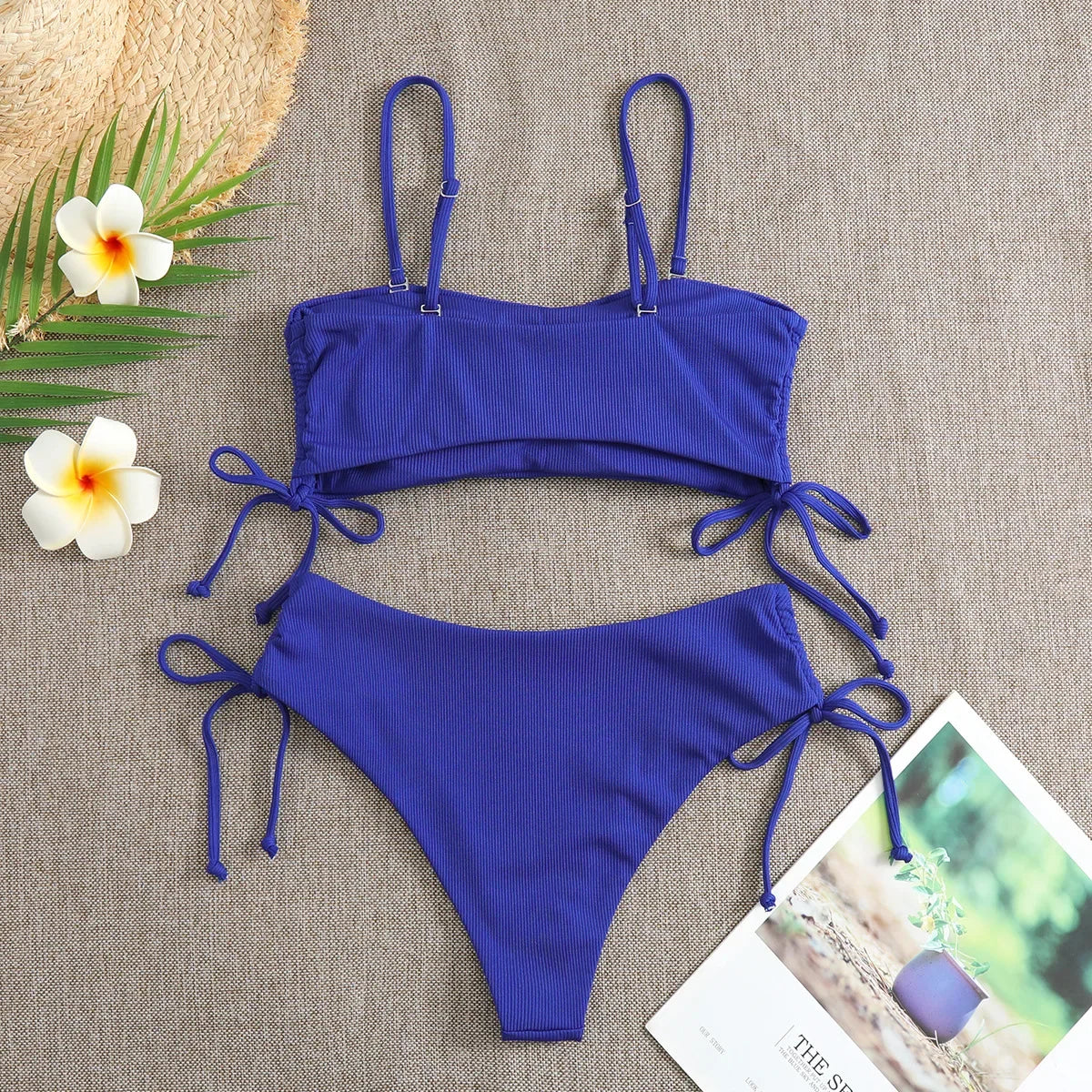 Sexy Bandeau Bikinis 2025 Women Brazilian Swimwear Female Swimsuit Two Pieces Bikini Set Bather Bathing Suits Girls Beach Wear