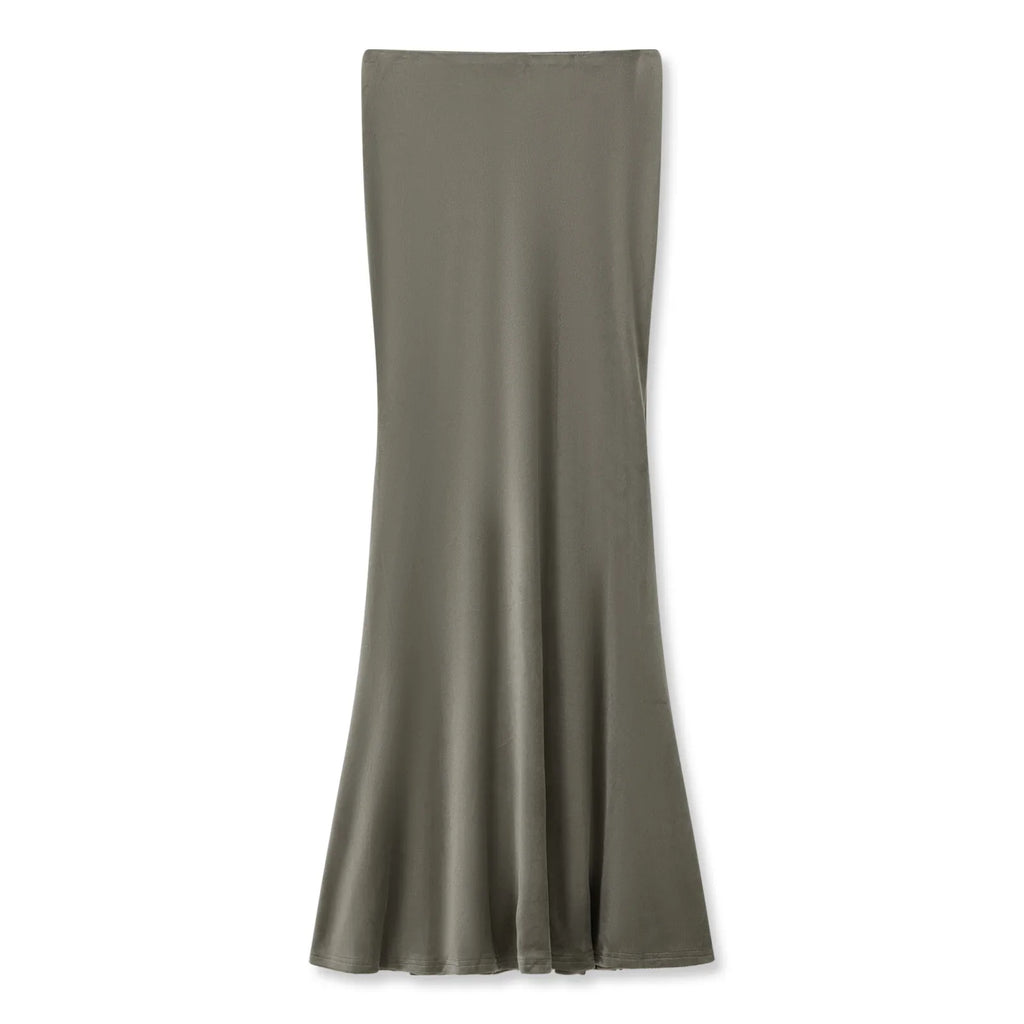 Women Long Fishtail Skirt fashion Ruffle High Waisted Bodycon Maxi Skirts Midi Skirts Elegant Casual Stretchy Skirt outfits