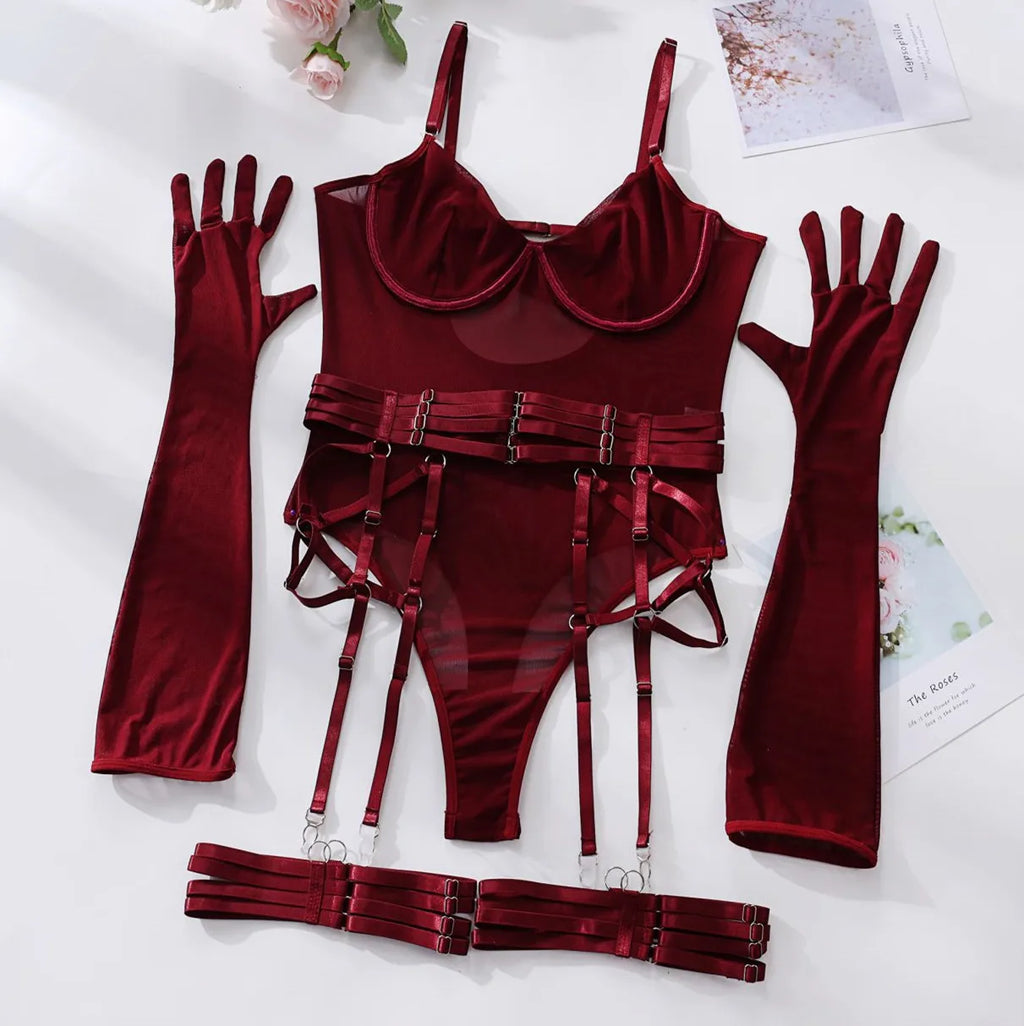 Sexy Lingerie Super Hot Women's Underwear Sets Sexy Ensemble Lingeries Femmes Female Bra Set Erotic Lingerie Woman Pyjama-sets