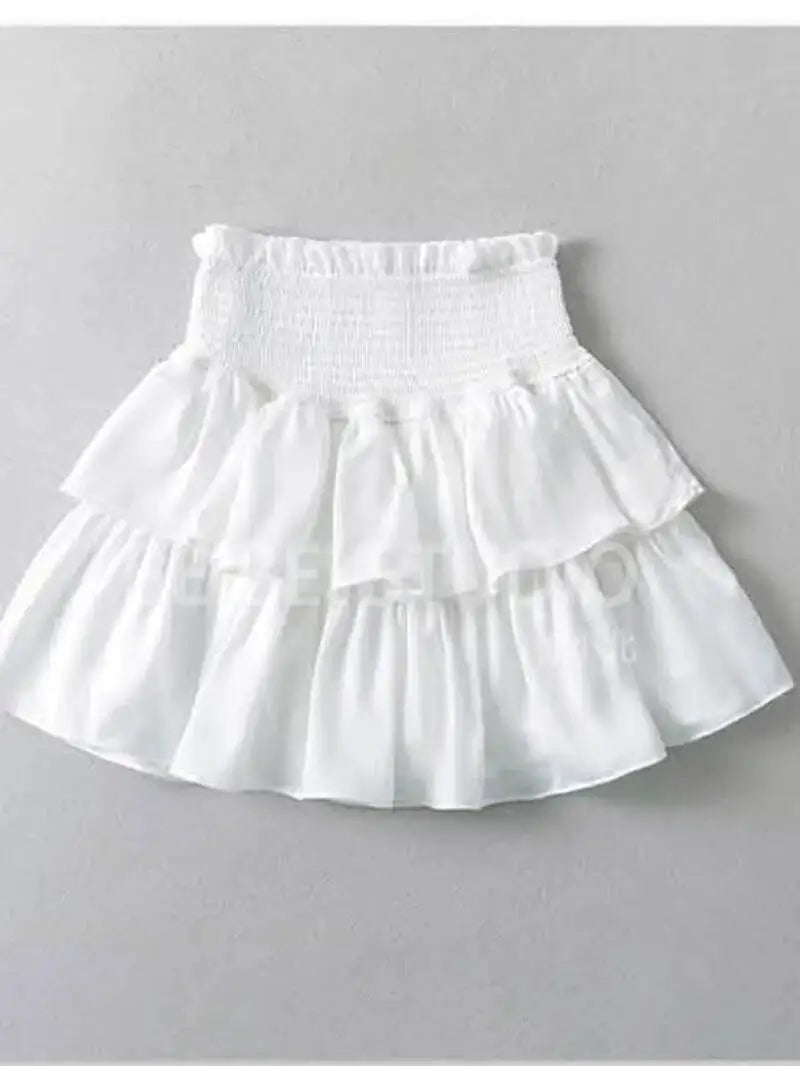 Cake Skirt White Fluffy High Waisted Girlish Style Short Half Skirt Black Ballet Skirt Fashion Sweet Korean Women 2026 New 55OK