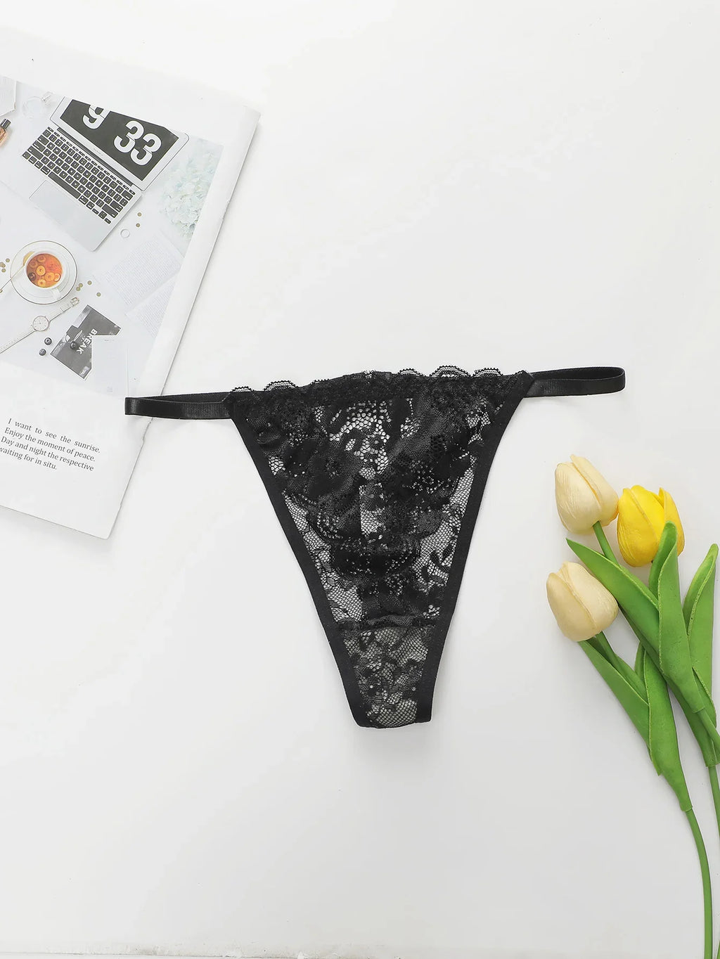 High Quality New Sexy Underwear For Women's Lace Transparent Hollow 3/4 Bra Gathering Steel Ring Push Up Underwear Set HR2634