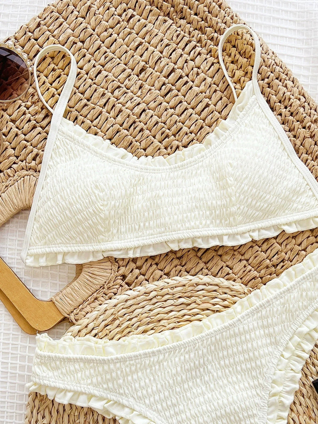 DEKA Swimwear Sexy Push Up Bra Ruffled Bikini Set Women Brazilian Swimsuit Swim Suit Beachwear Bathing Maillot De Bain Femme