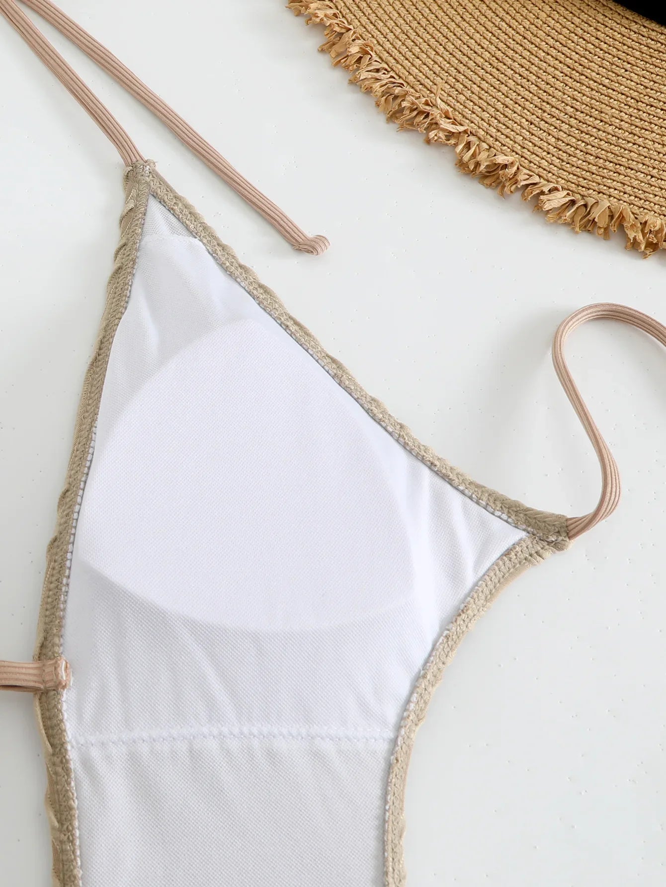 S - XXL Halter V Neck Wrinkled Female Swimwear One Piece Swimsuit Women Backless Monokini High Cut Bathing Suit Swim Beach Wear