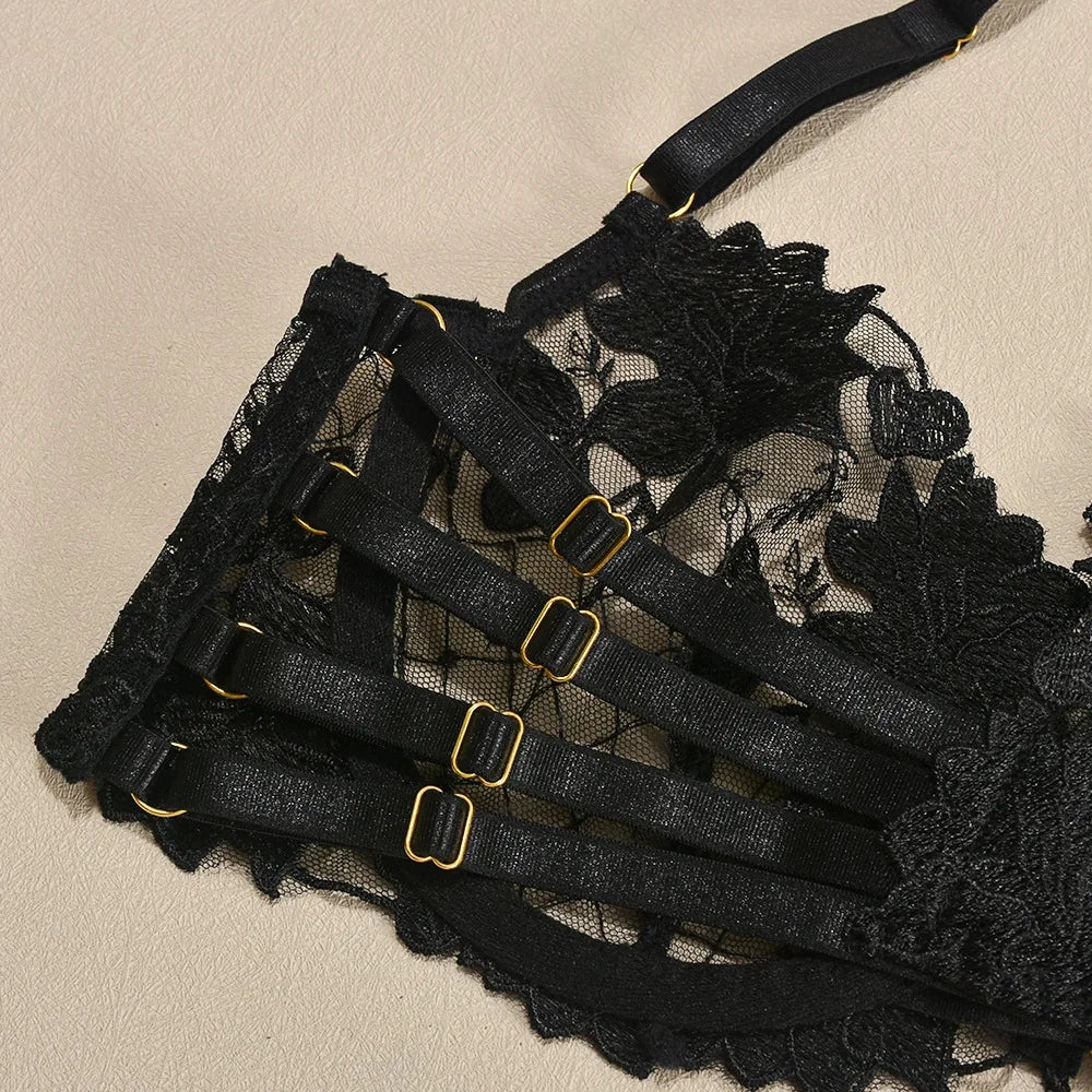 Women's Sexy Underwear for Women Set Lingerie Fancy Products Set Bra Ladies See-through Bralettes Bh Below Lingeries Woman Bras