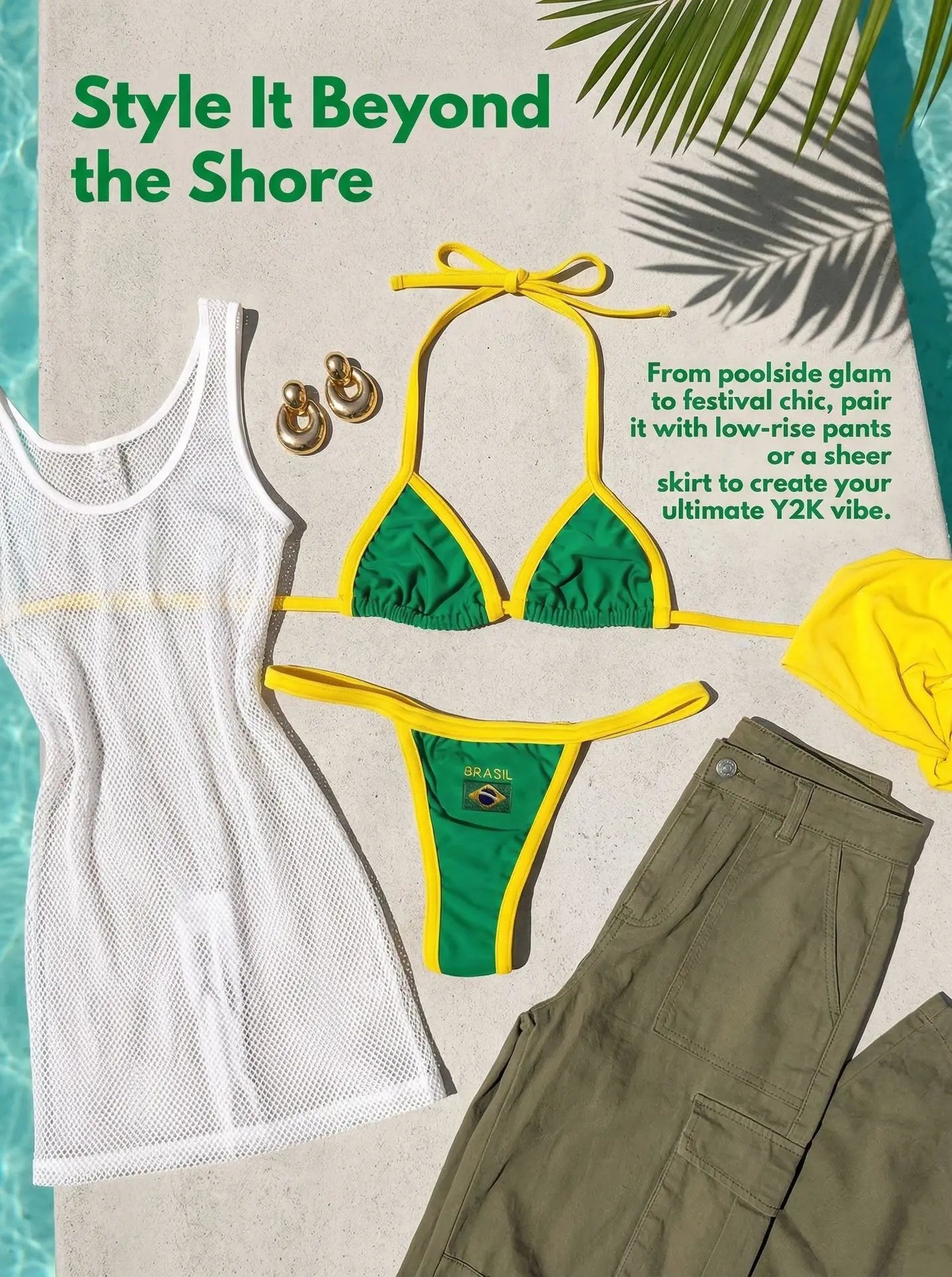 Extreme Mini Micro Brazilian Bikini Women Swimwear Female Swimsuit Two-pieces Bikini Set Thong Halter Bathing Suit Swim Lady