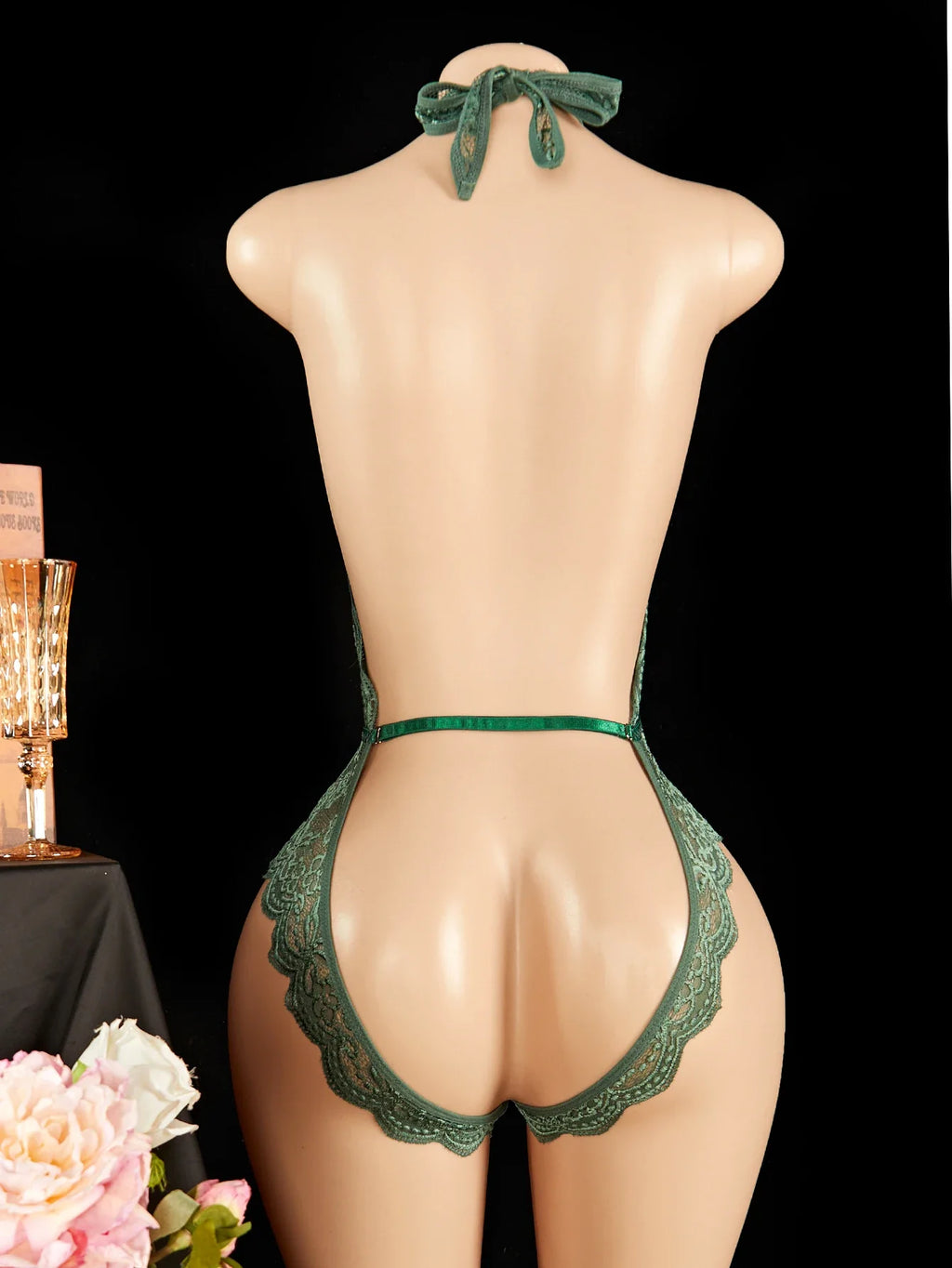 Porn Woman Naughty Crotchless Bodysuit Teddy Outfit Fit Night Calling Desire Lingerie Big Backless Deep V Seductive Sex Lenceria