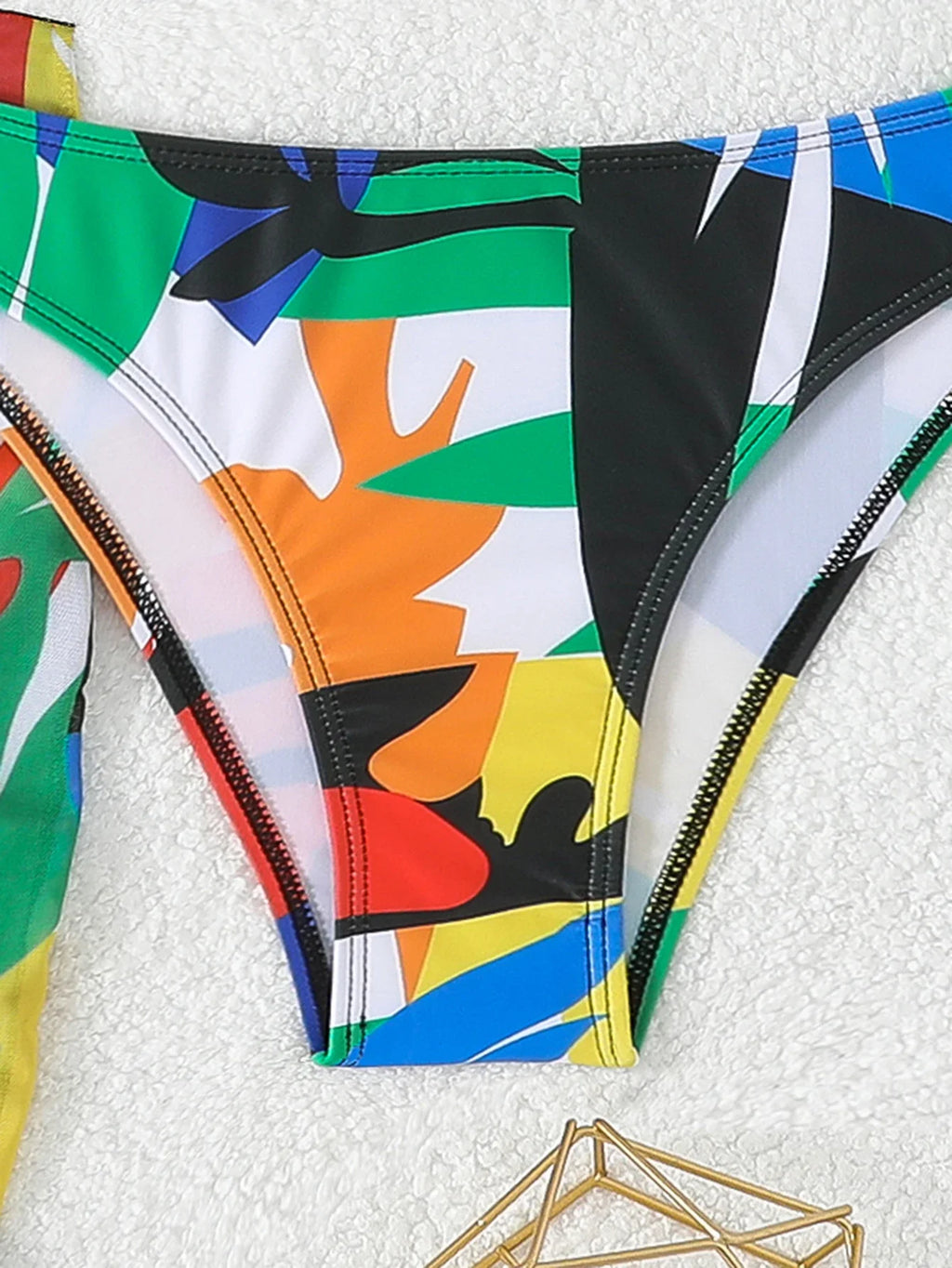 4 Pieces Triangle Bikinis 2026 Women Padded Swimwear Female Sexy Printed Swimsuit Bathers Bathing Swimming Swim Suit Beachwear