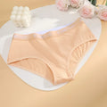 FINETOO 4Pcs Women's  Cotton Panties Sexy Breathable Low Waist  Briefs Letter Straps Underwear Soft Stretch Comfortable Lingerie