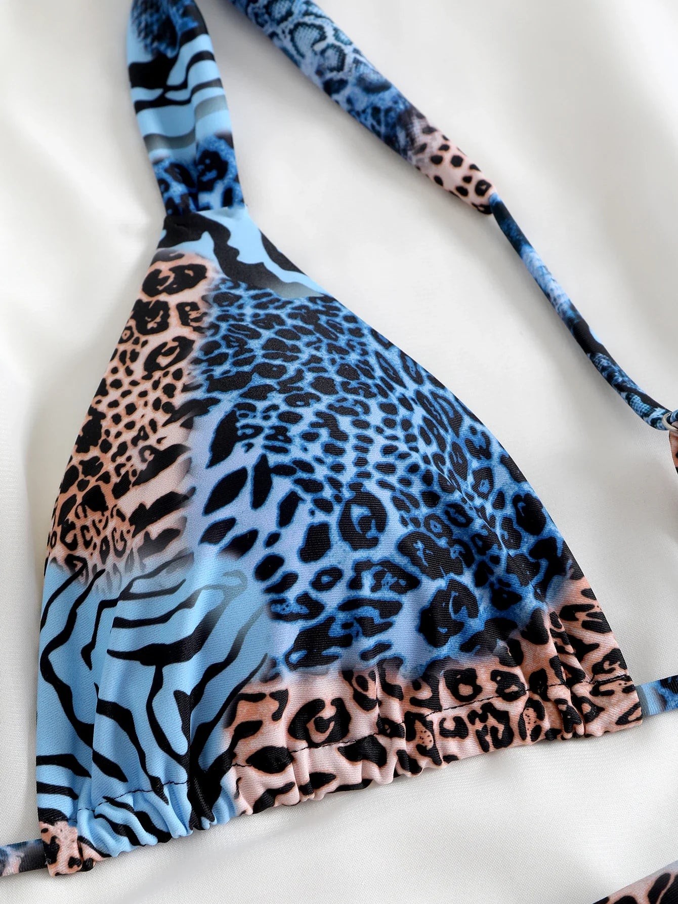 2025 Brazilian Thong Bikinis Strappy Swimsuit Women Sexy Printed Swimwear Female Bathers Swimming Bathing Swimming Swim Suit
