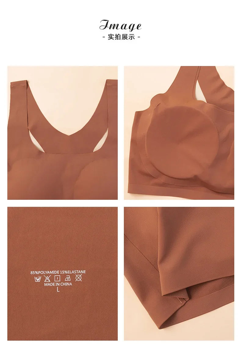 Women's Underwear Sexy Seamless Bra and Panty Set Wire Free Brassieres Female Womens Lingerie Underwear & Sleepwears
