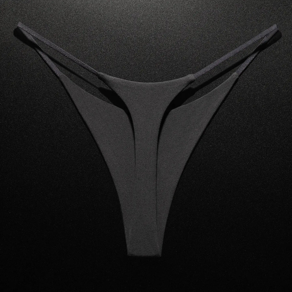 Low Waist Cotton Thong Women Panties Sexy Briefs T-back Bikini Underwear Seamless G String Sports Female Lingerie Size S-XXL