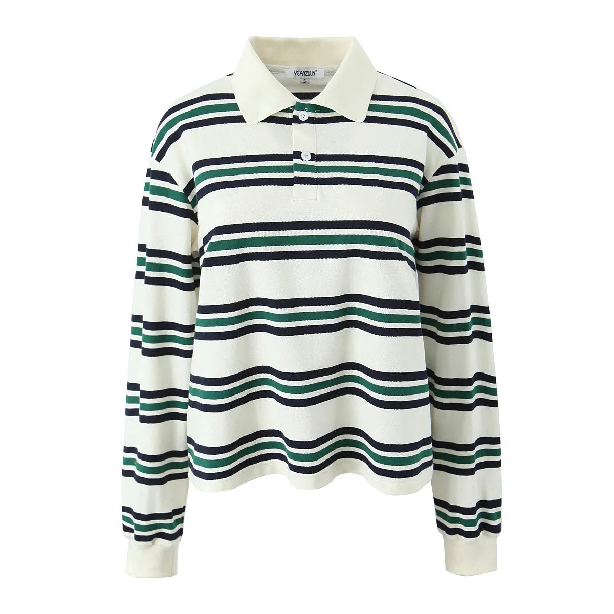 Foridol Burgundy Striped Casual Women T-shirt Summer Loose Polo Shirts Buttons New Female Tops Blouse White Tops Spring Shirt