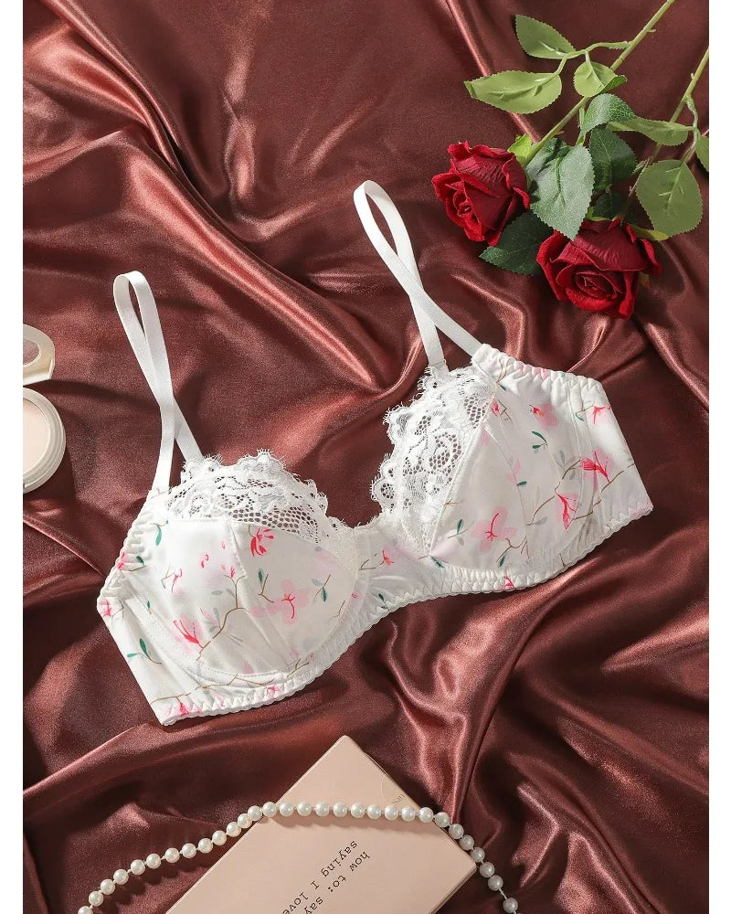 Toucheart Sexy Underwear Intimate Push Up Bra Exotic Sets Bra Set Lace Panties for Women Mesh Patchwork Sexy Lingerie Suit Women