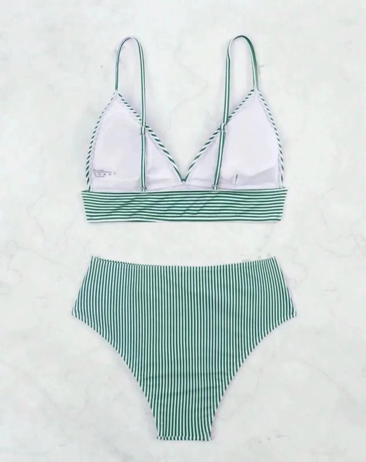 2026 Triangle Bikinis High Waist Strappy Swimsuit Women Sexy Striped Swimwear Female Bathers Swimming Bathing Swimming Swim Suit