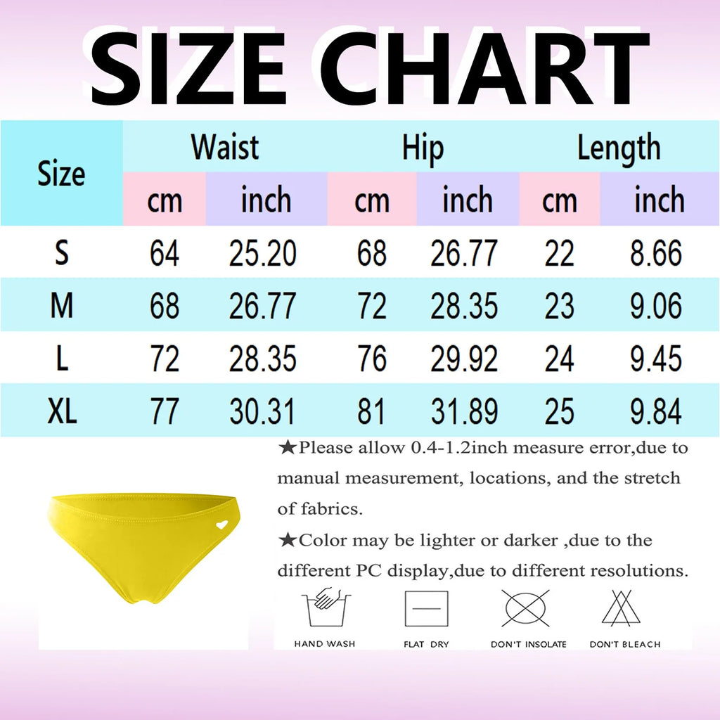 2026 New Bikini Bottoms Women's Swimsuit Low Waisted Solid Heart Cut Out Swimwear Thong Beachwear Brazilian Bathing Suit Summer