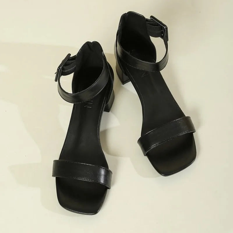 Sandals For Women Wide Women Sandals Fashion New Pattern Simple Solid Color Open Toe Breathable Comfort Shoes For Women