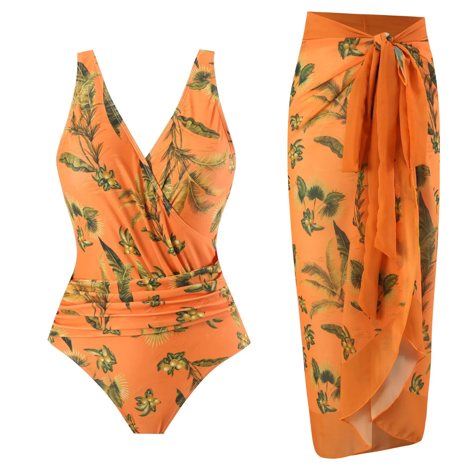 2026 Print Swimsuit One Piece & Swim Dress Sexy Swimwear Women Bathing Suit Padded Beachwear Swimming Summer