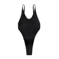 One-piece Bikini Women Sexy Monokini Sleeveless V-Neck Swimsuit Backless Design Figure-Enhancing Fit