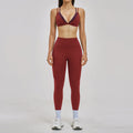 2 Piece Yoga Set Women's Tracksuit Athletic Wear Gym Clothes Female Workout Push Up Clothes Sports Bra Leggings Suit Fitness Set