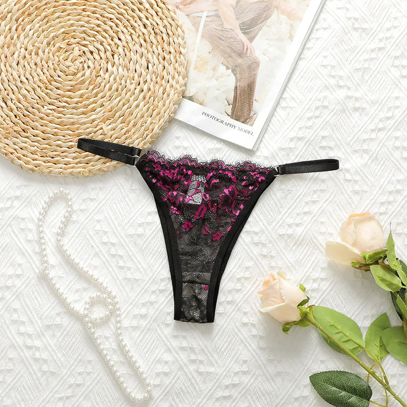 Toucheart Sexy Ultra Thin Underwear For Women Transparent Lace Underwear Comfortable Breathable Briefs Exotic Mesh Underwear New