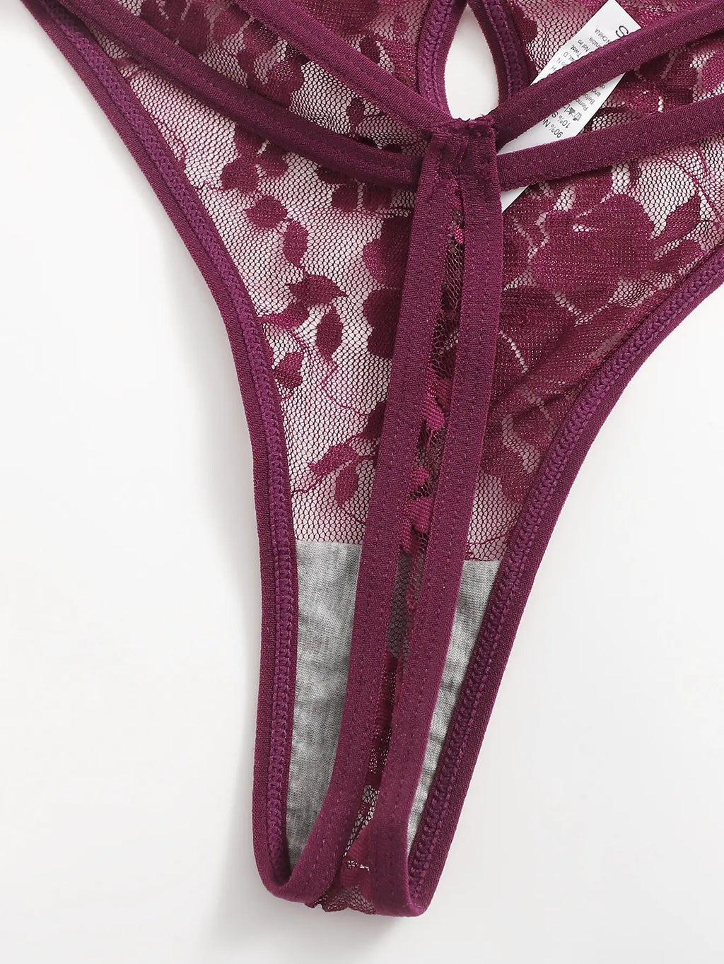 Sexy Hollow Out Thong Woman Colorful Lace Panties Pink Wine Red Black Blue 4 Pieces C864