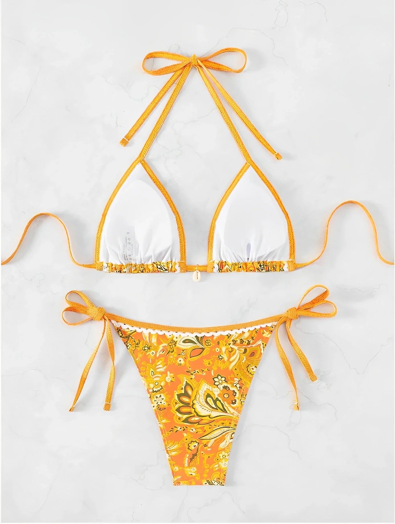 2026 Halter String Triangle Two Piece Bikini Women Swimwear Female Swimsuit Bathers Bathing Swimming Suit Beachwear Summer