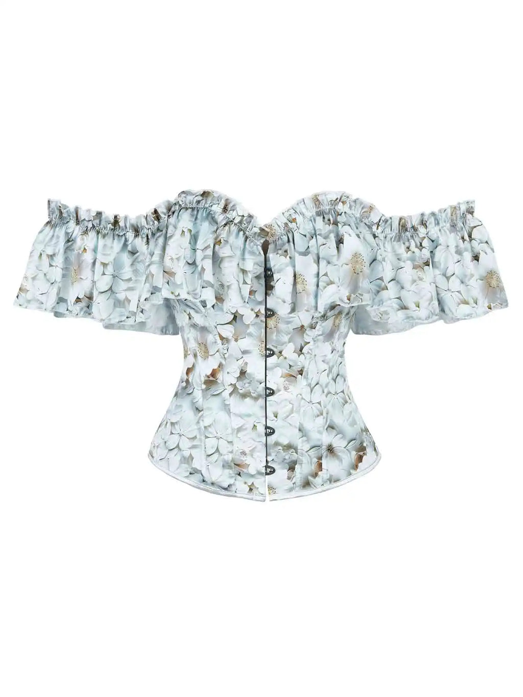 New three-dimensional flower satin lace sexy tube top corset Palace ladies body corset