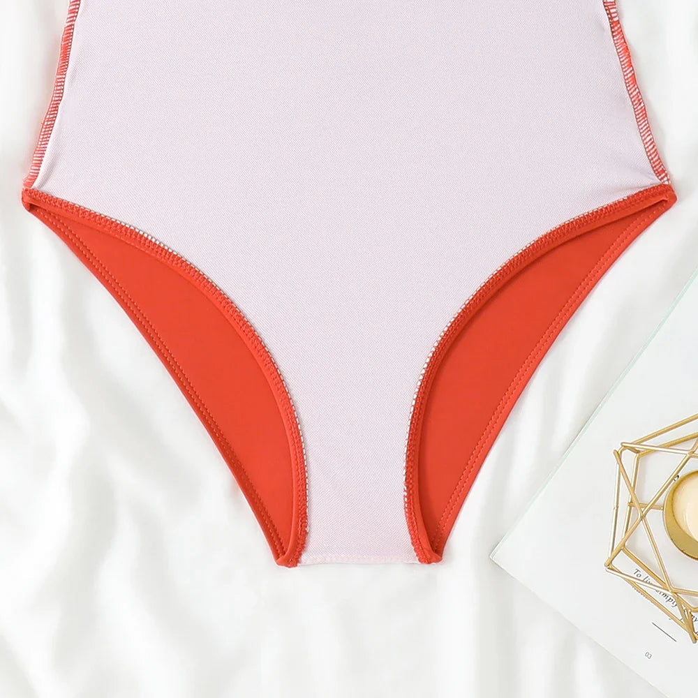 2026 Sexy Ruffle Swimsuit One Piece V-neck Drawstring Swimwear Women Bathers Bathing Swimming Swim Suit Female Beachwear XXL