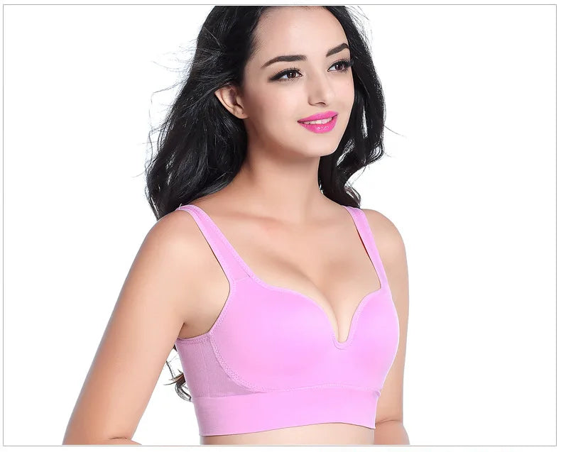 Sexy 3D Sports Bra Women Push Up Seamless Underwear Yoga Fitness Shockproof Vest Crop Tops Female Sujetador Sport Bras for Women