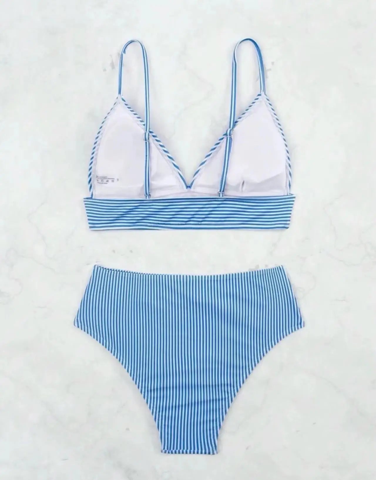 2026 Triangle Bikinis High Waist Strappy Swimsuit Women Sexy Striped Swimwear Female Bathers Swimming Bathing Swimming Swim Suit