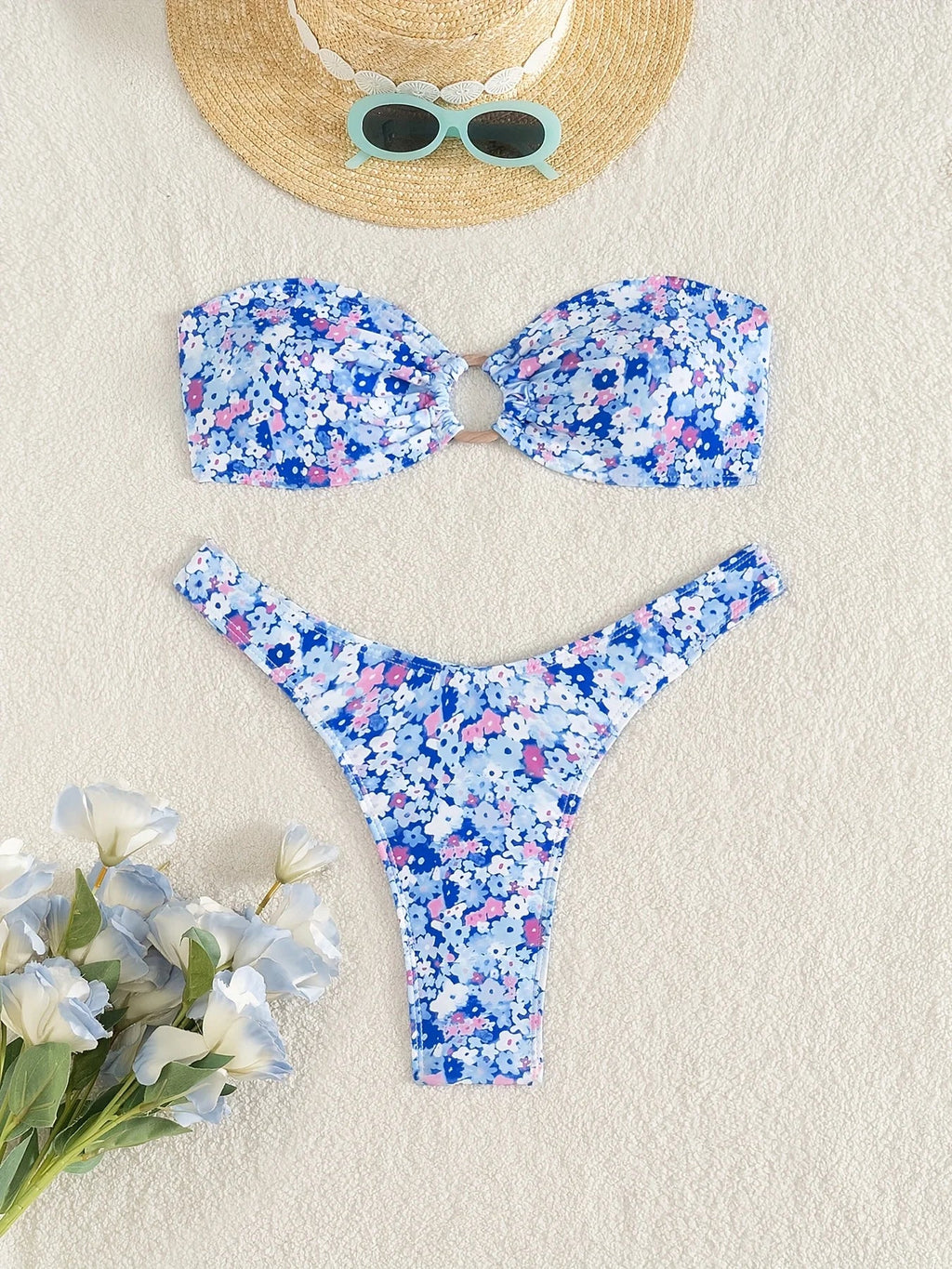 ZTVitality New Sexy Push Up Low Waist Bikini Set Swimsuit Female Swimwear Women Print Beachwear Summer Bathing Suits Biquini