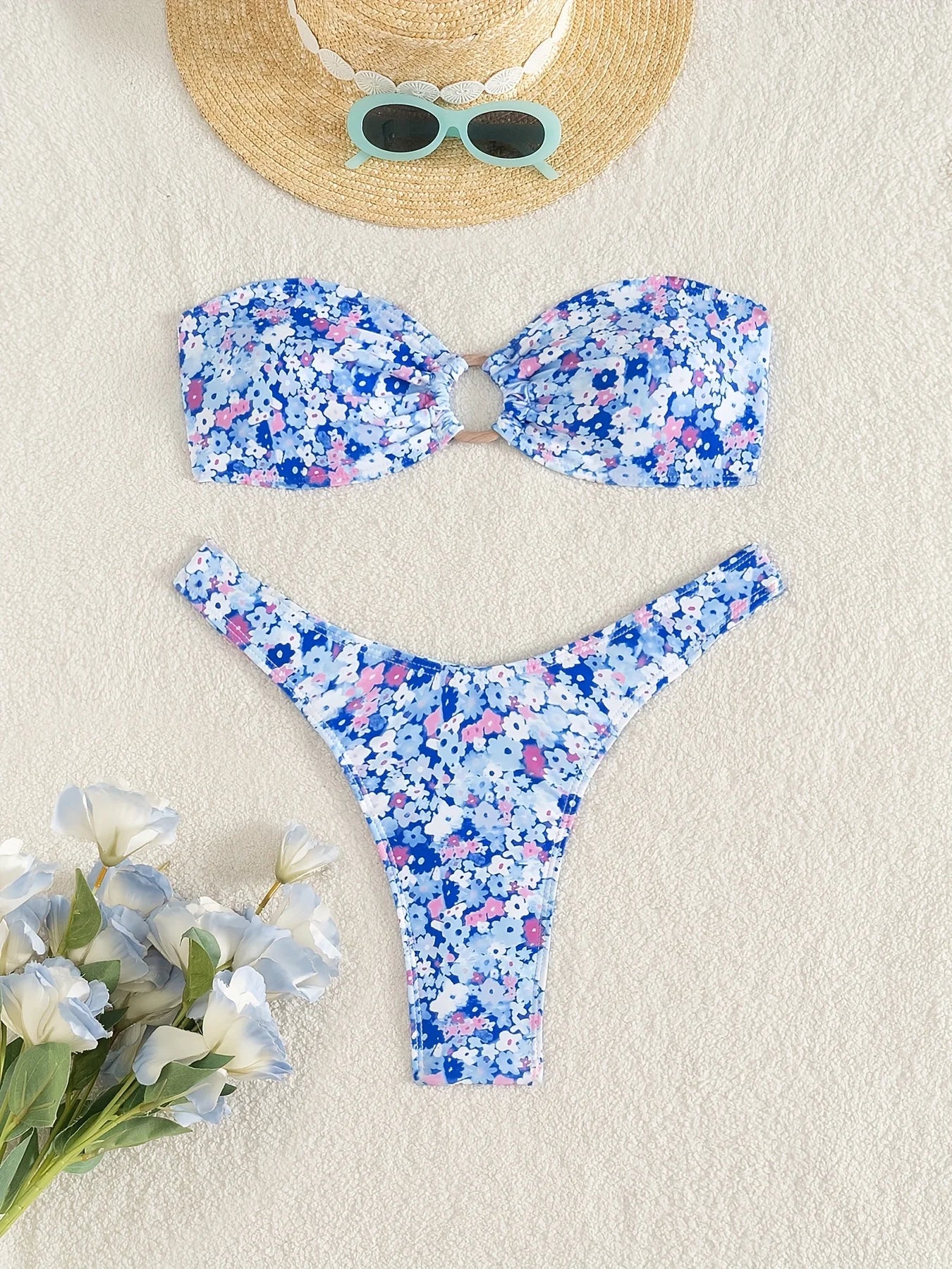 ZTVitality New Sexy Push Up Low Waist Bikini Set Swimsuit Female Swimwear Women Print Beachwear Summer Bathing Suits Biquini
