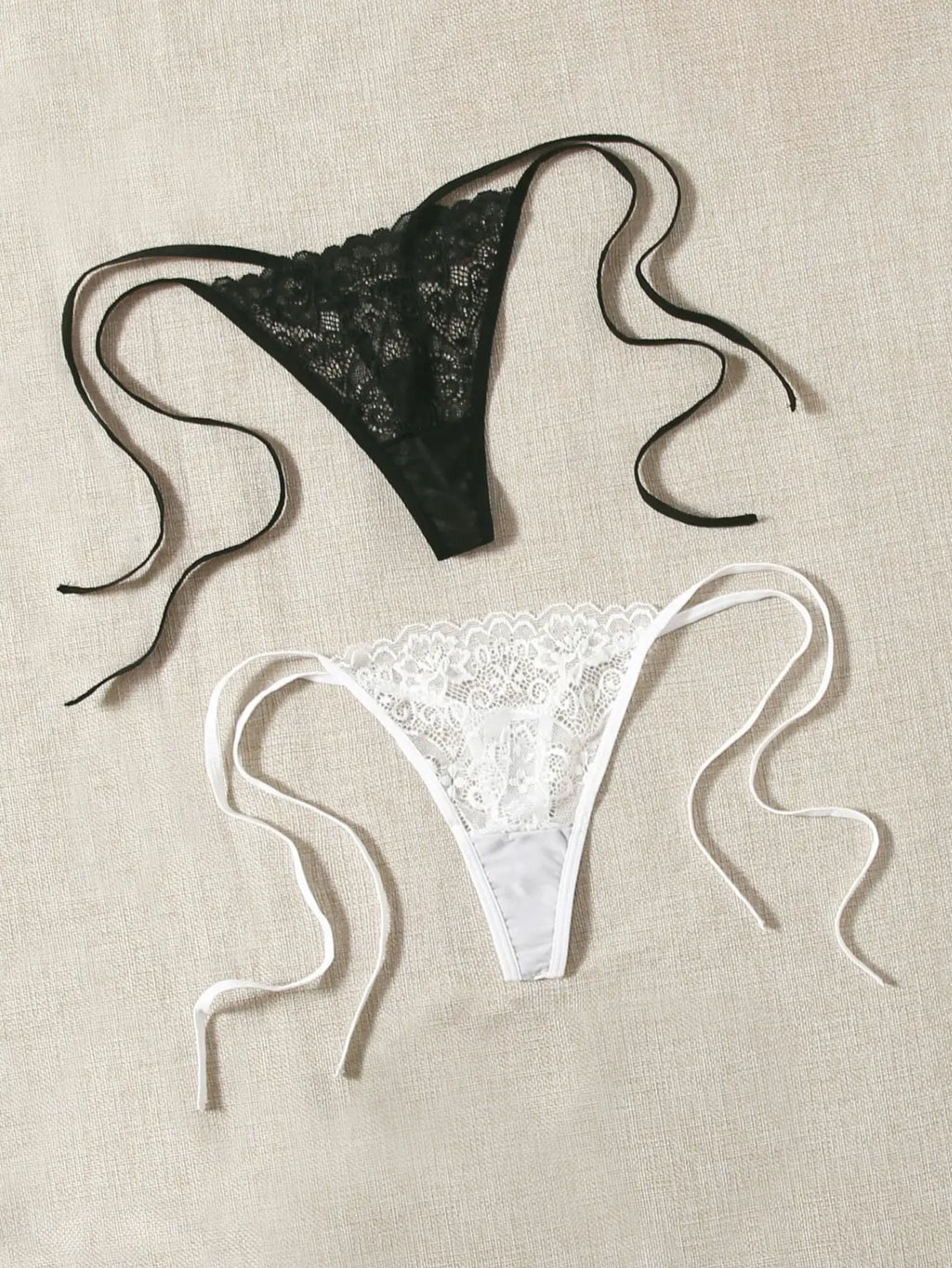 2pcs Low Waist Lace Thong For Women Sexy Panties Comfortable Underwear Female Underpants Lingerie C847