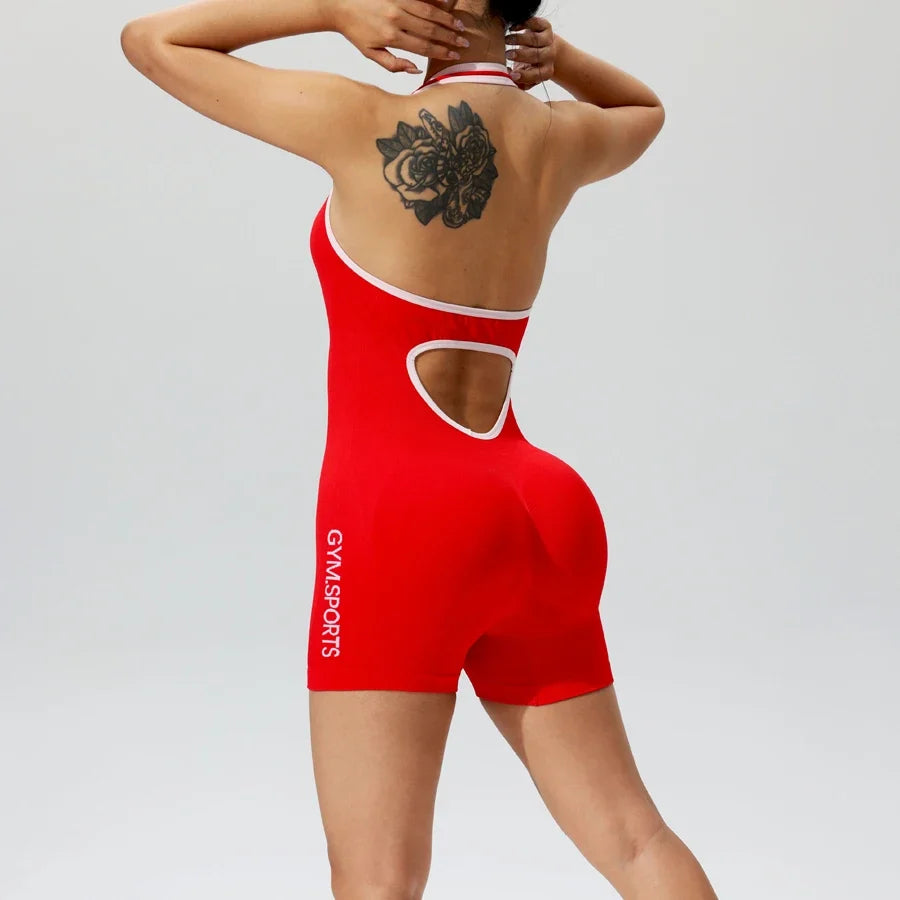 Women Seamless Bodysuit Sportswear Woman Gym Jumpsuits Clothing Yoga Clothes Fitness Rompers Women Sports Leggings Shorts