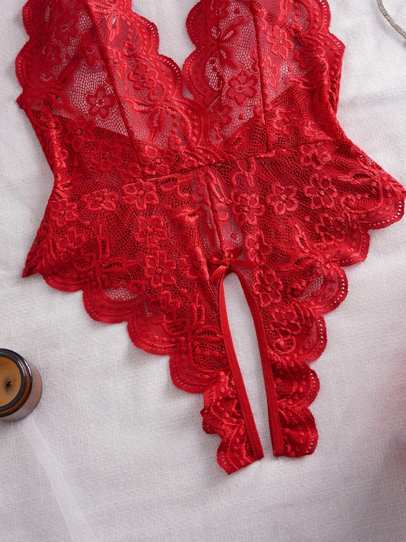 Women's Lace Bodysuit Comfortable Soft Stretch Fashion Casual One Piece Underwear Sleepwear