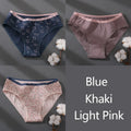 3Pcs/set Women Printing Floral Panties Low-Rise Cotton Briefs Female Comfortable Underwear Female Soft Panties Lingerie M-2XL