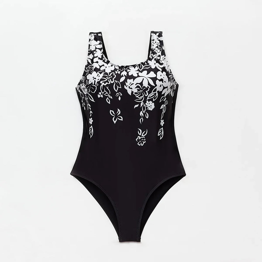 Summer Women One-piece Suit Swimwear Sexy Deep U Neck Bodysuit Racing Swimsuit Beachwear High Waist Monokini Holiday Look XXXXL
