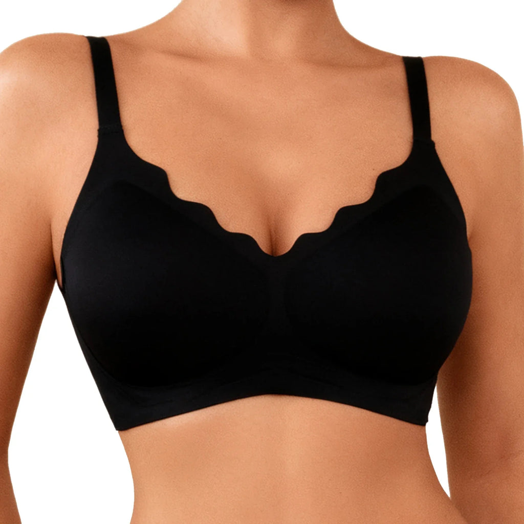 Women's Push-Up Seamless Wireless Bralette - Sexy Everyday Comfort Lingerie, Seamless U-Back Desig Yoga Fitness Dance Bra