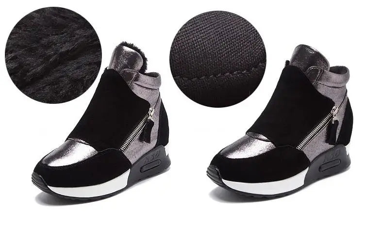 New fashion fur female warm ankle boots women boots snow boots and autumn winter women shoes  boots women