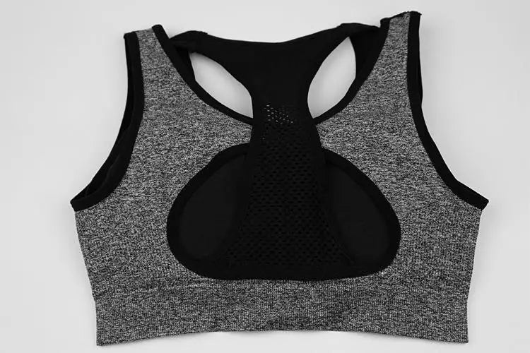 6 Colors Sports Bra Women Cross Hollow Back Gym Jogging Crop Top Female Tops Yoga Fitness Shockproof Vest Sport Bras for Women