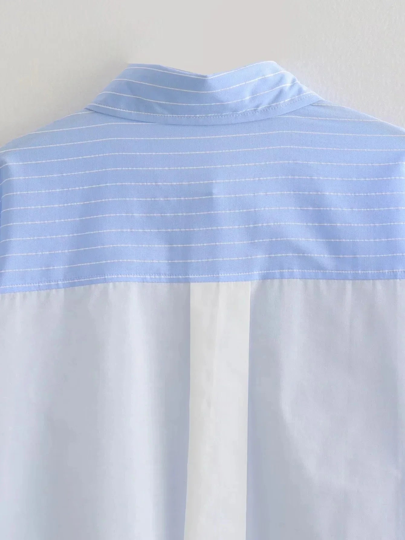 Foridol Stripes Crop Top+shirt 2 Pcs Outfits Women Casual Summer Autumn Casual Set Blue Matching Set Shorts Set Female Suit