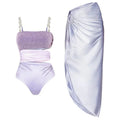 Hollowen One Piece Swimsuit with cover up Sexy Swimwear Women Off Shoulder Swim Suits Patchwork Bathsuit Belt Bodysuit Beachwear