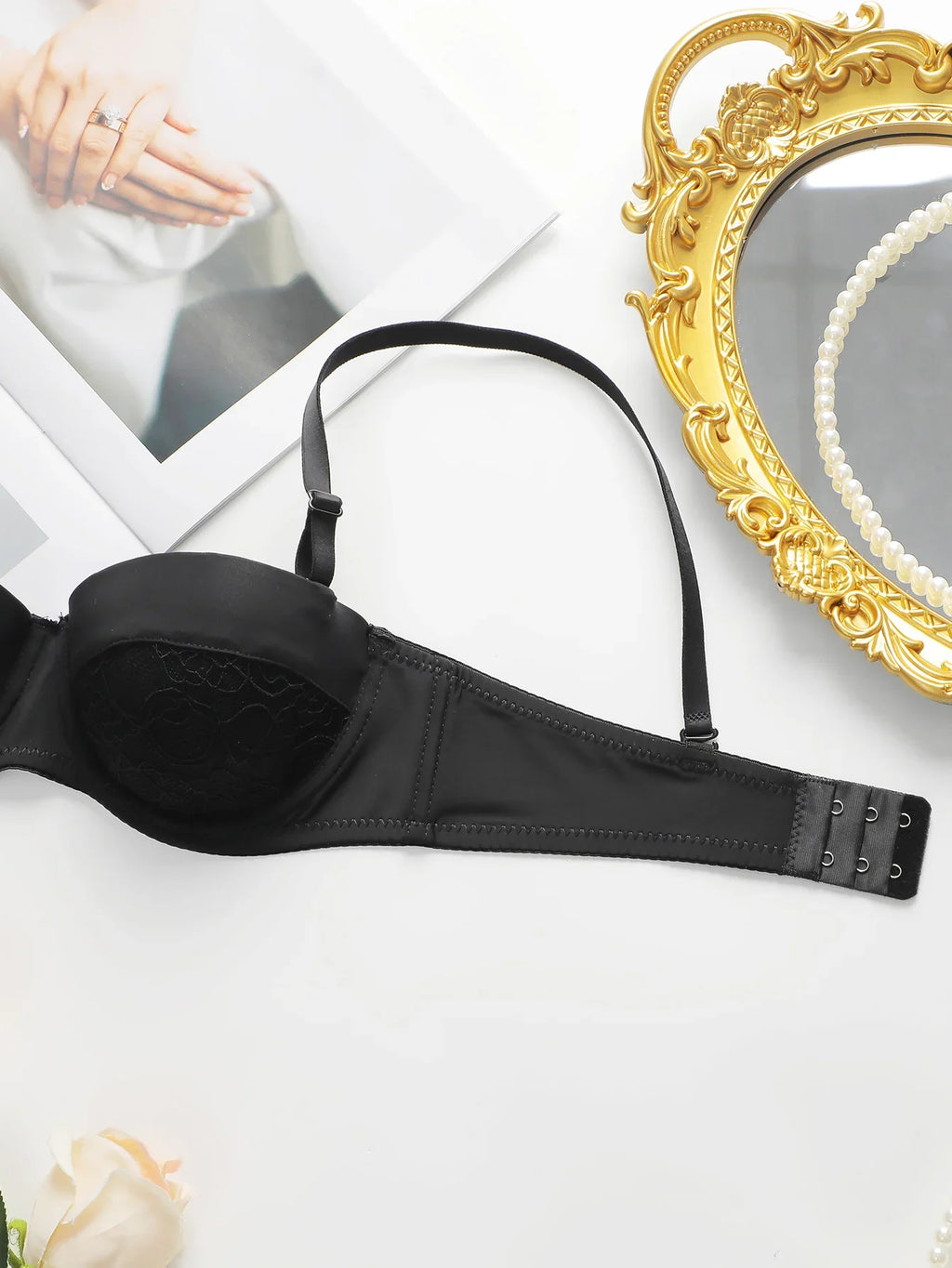 Sweet retro new Chinese style women's sexy bra with multiple colors Lace bra Pulling bra underwear B6086