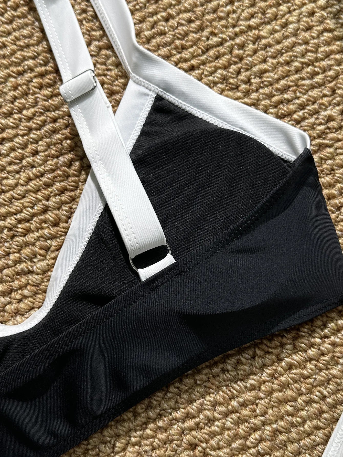 DEKA Swimsuit Bordered Bathsuit Bikini Set Women Swimwear Beachwear Female Bathing Suit Patchwork Basic Bikini Push-up Swim