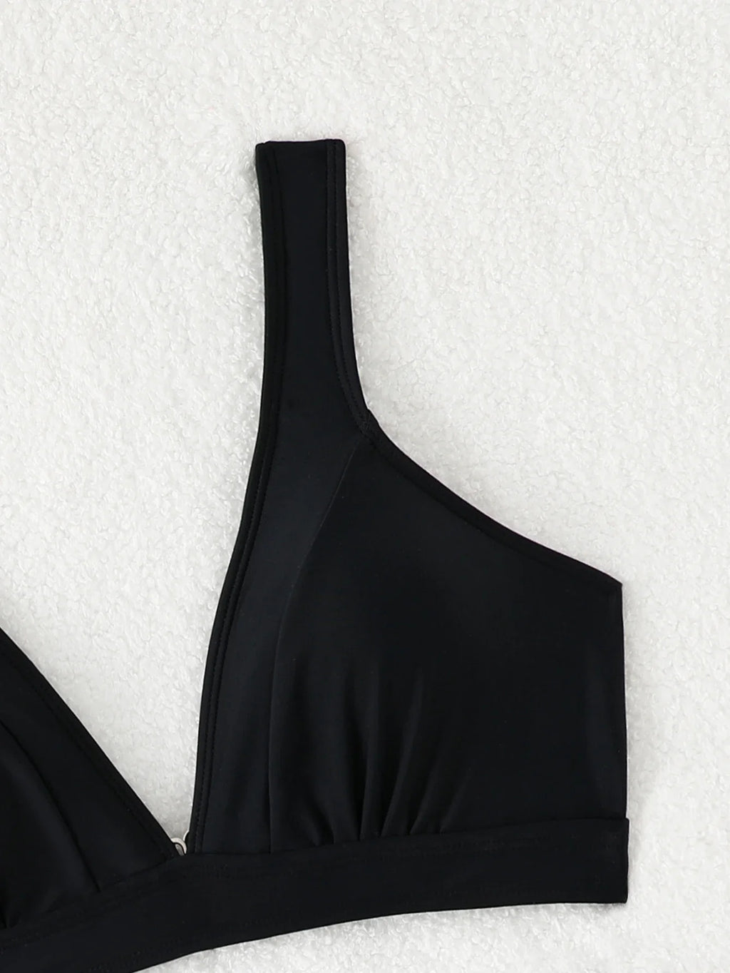 2026 High Waist Bikinis Women V-neck Swimwear Female Sexy Strappy Swimsuit Solid Bathers Bathing Swimming Swim Suit Beachwear